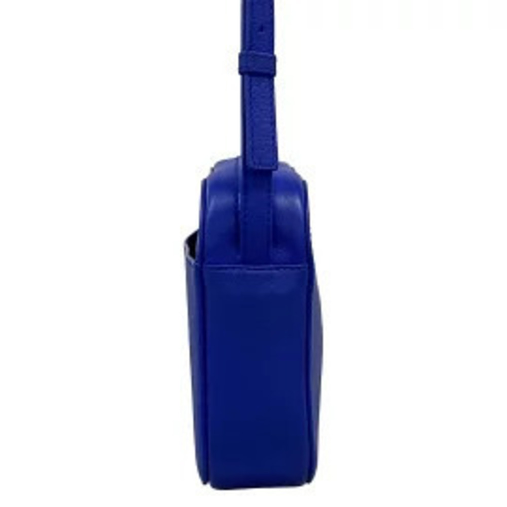 Balenciaga Camera Bag Shoulder Blue Leather